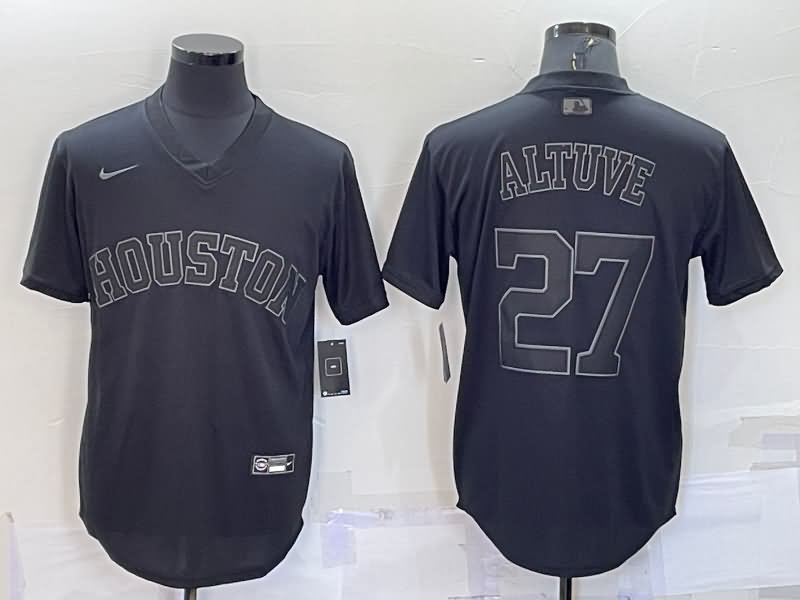 Houston Astros Black MLB Jersey 02