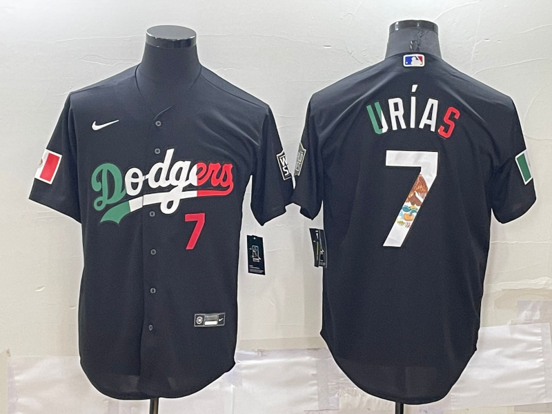 Los Angeles Dodgers Black MLB Jersey 03