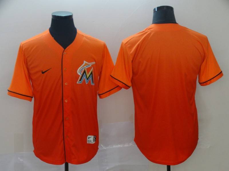 Miami Marlins Orange Fashion MLB Jersey