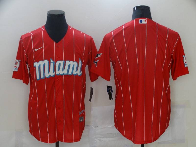 Miami Marlins Red MLB Jersey