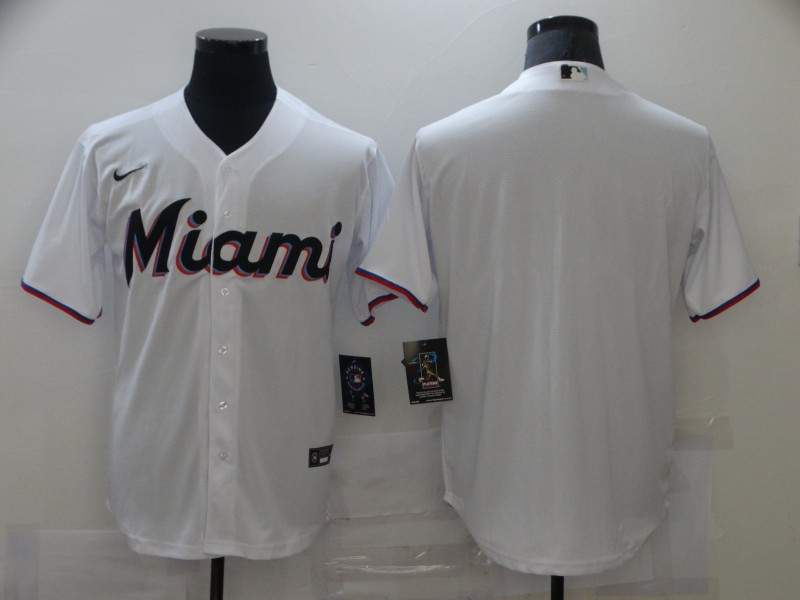 Miami Marlins White MLB Jersey