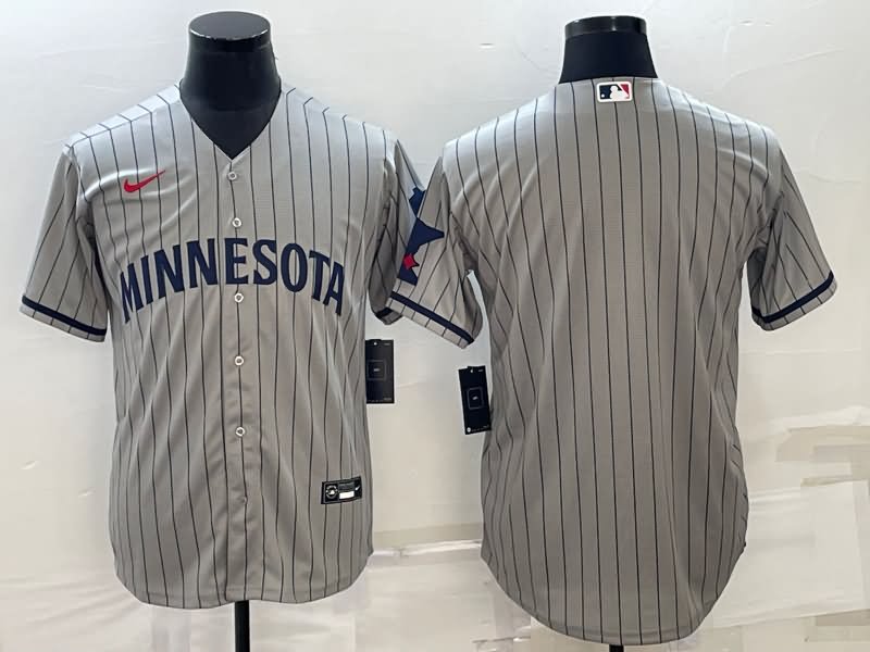 Minnesota Twins Grey MLB Jersey