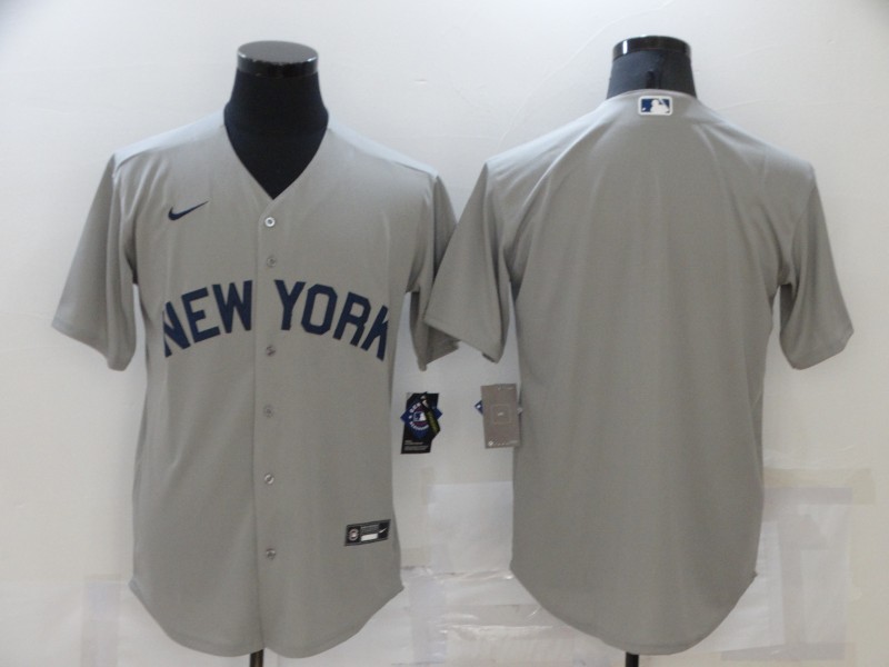 New York Yankees Grey MLB Jersey 02