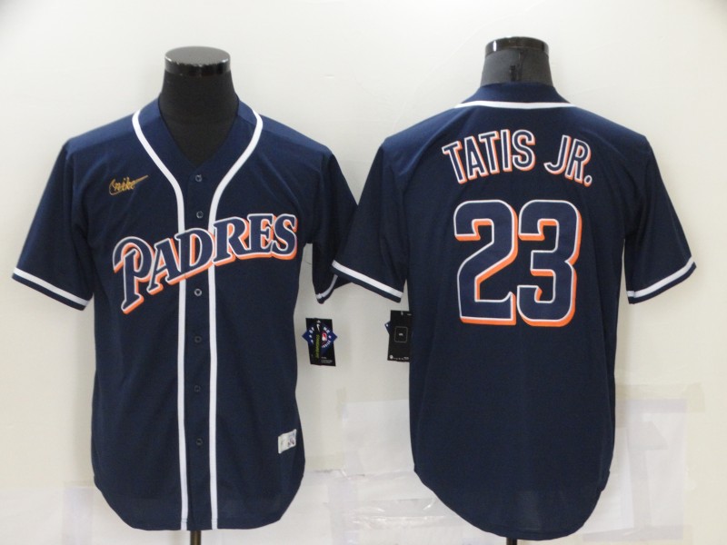 San Diego Padres Dark Blue Cooperstown Collection MLB Jersey