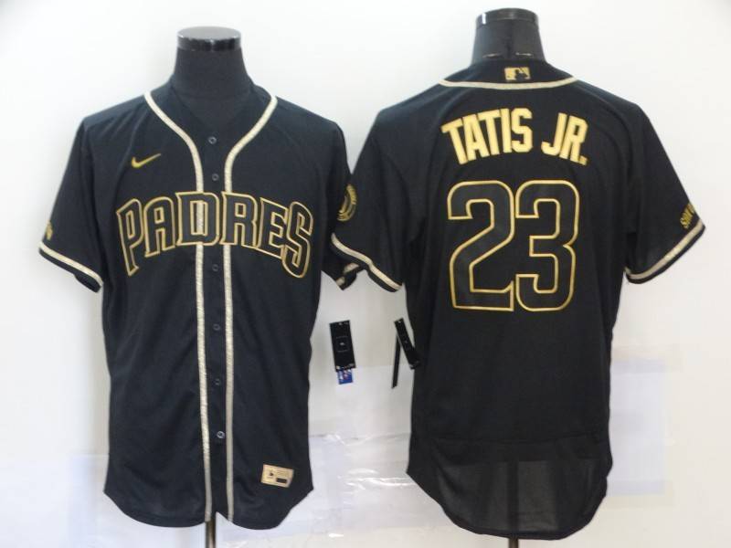 San Diego Padres Black Gold Elite MLB Jersey