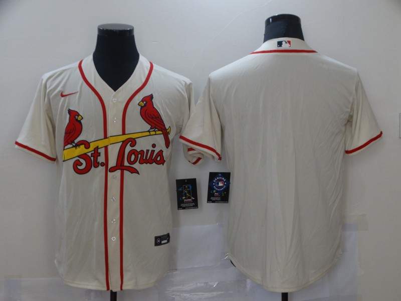 St. Louis Cardinals Cream MLB Jersey
