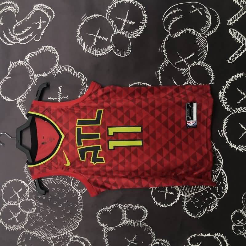 Atlanta Hawks Red Basketball Jersey (Hot Press)