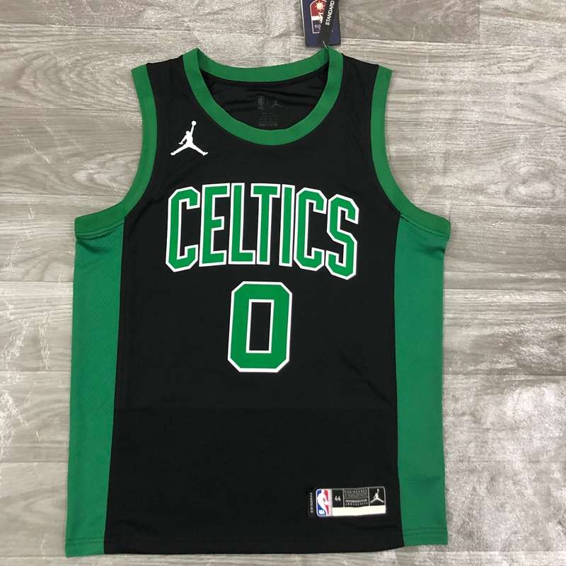 Boston Celtics 20/21 Black AJ Basketball Jersey (Hot Press)