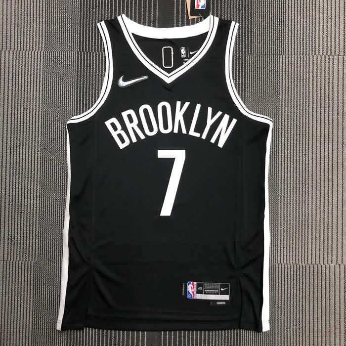 Brooklyn Nets 21/22 Black Basketball Jersey (Hot Press)