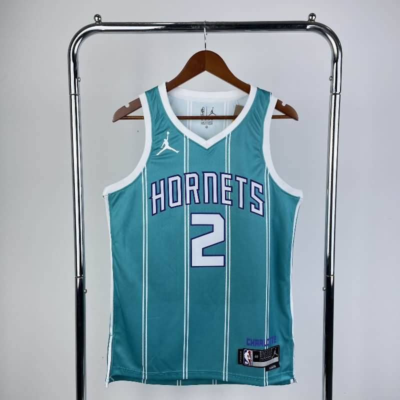 Charlotte Hornets 22/23 Green AJ Basketball Jersey (Hot Press)