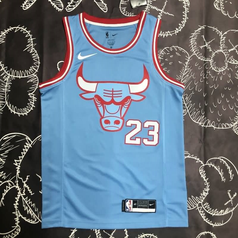 Chicago Bulls 2020 Blue City Basketball Jersey (Hot Press)
