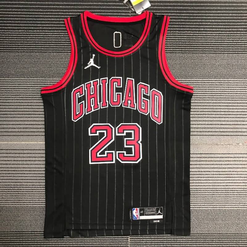 Chicago Bulls 21/22 Black AJ Basketball Jersey (Hot Press)