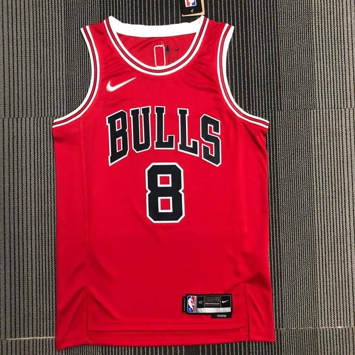 Chicago Bulls 21/22 Red Basketball Jersey (Hot Press)