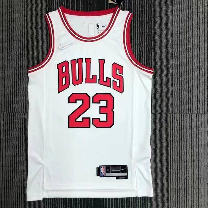 Chicago Bulls 21/22 White Basketball Jersey (Hot Press)