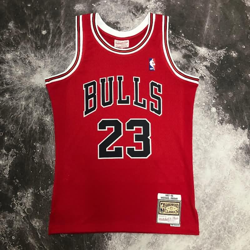 Chicago Bulls 1997/98 Red Classics Basketball Jersey (Hot Press)