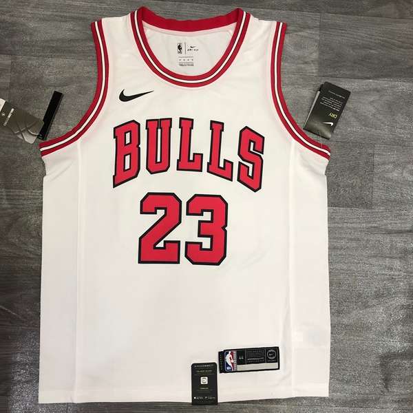 Chicago Bulls White Classics Basketball Jersey (Hot Press)