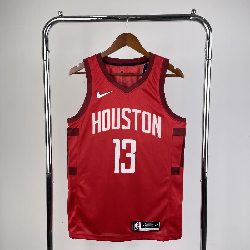 Houston Rockets 19/20 Red Basketball Jersey (Hot Press)