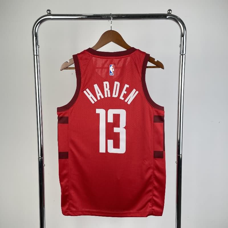 Houston Rockets 19/20 Red Basketball Jersey (Hot Press)