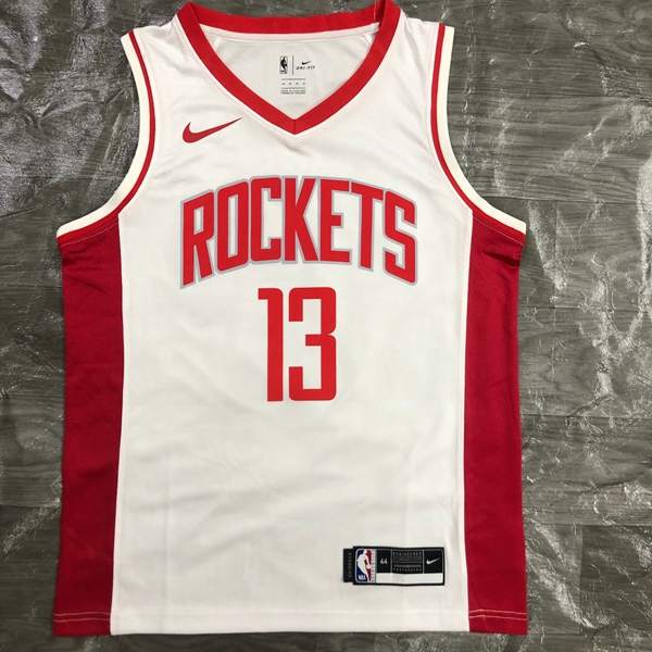 Houston Rockets 20/21 White Basketball Jersey (Hot Press)