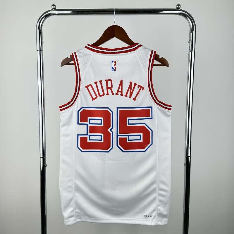 Houston Rockets 23/24 White City Basketball Jersey (Hot Press)