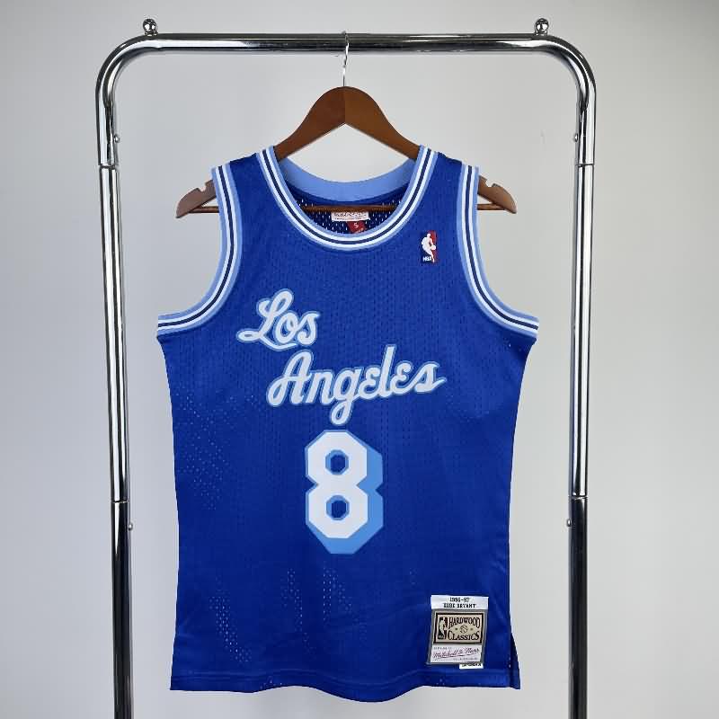 Los Angeles Lakers 1996/97 Blue Classics Basketball Jersey (Hot Press)