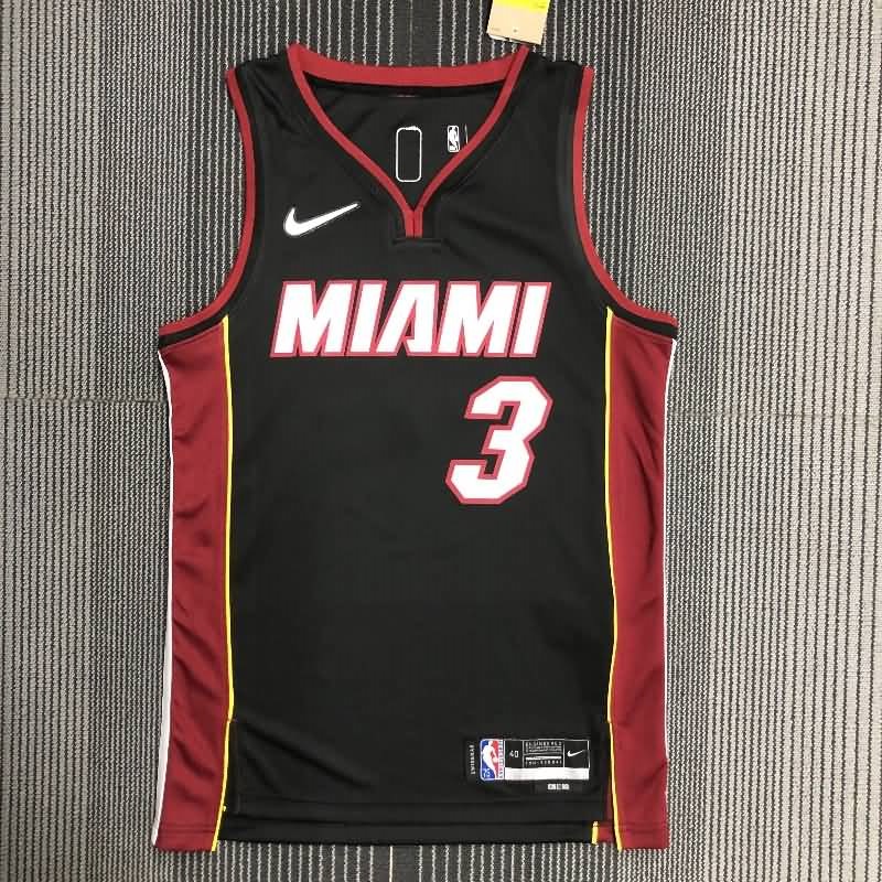 Miami Heat 21/22 Black Basketball Jersey (Hot Press)