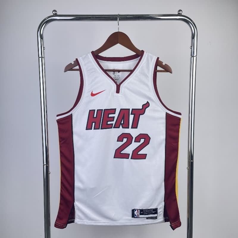 Miami Heat 22/23 White Basketball Jersey (Hot Press)