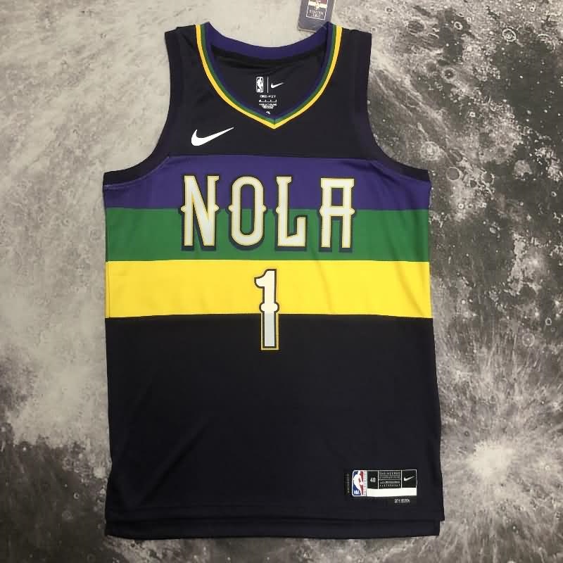 New Orleans Pelicans 22/23 Dark Blue City Basketball Jersey (Hot Press)