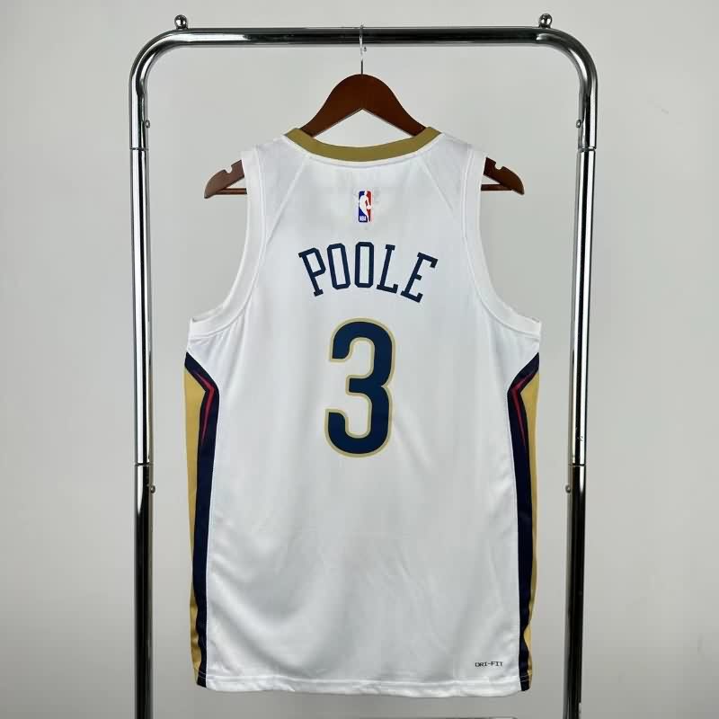New Orleans Pelicans 22/23 White Basketball Jersey (Hot Press)