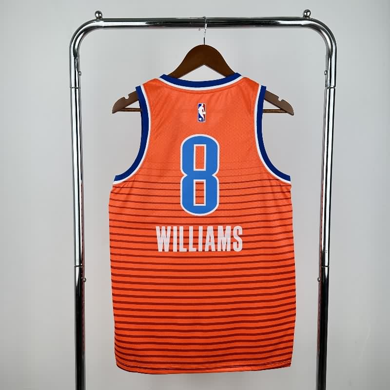 Oklahoma City Thunder 20/21 Orange Basketball Jersey (Hot Press)