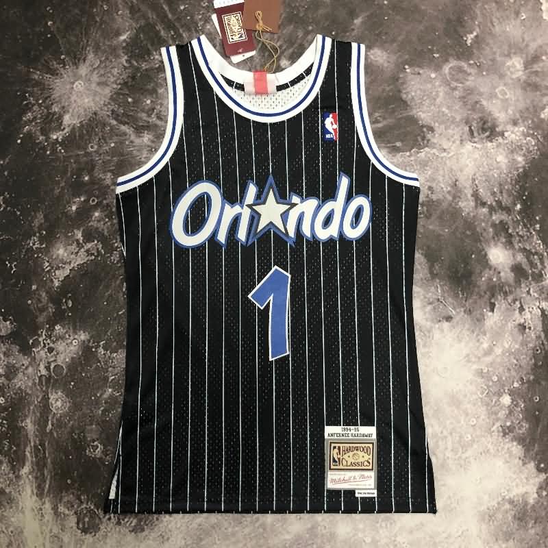 Orlando Magic 1994/95 Black Classics Basketball Jersey (Hot Press)