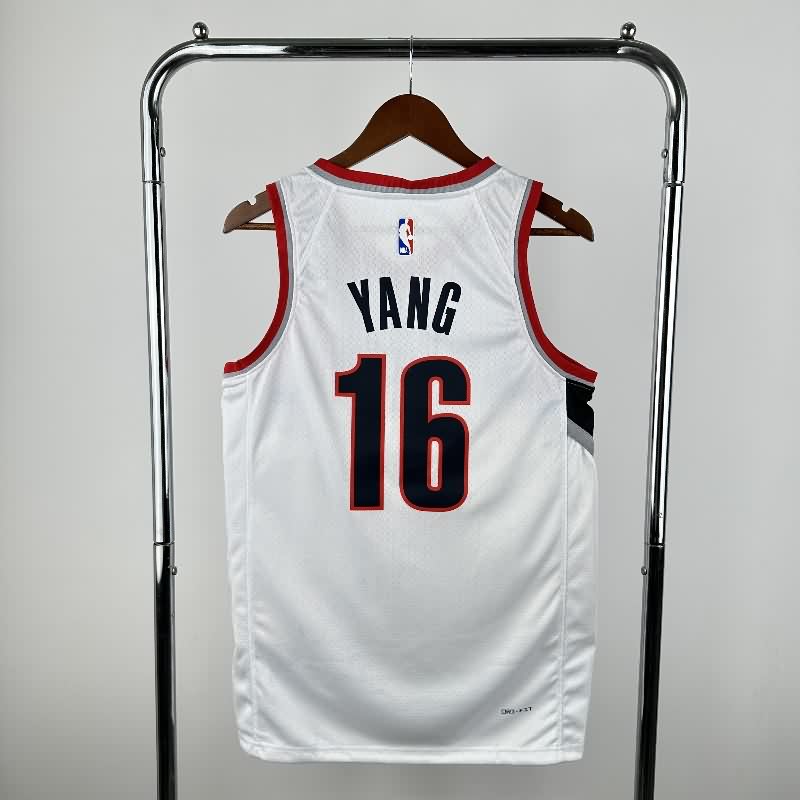 Portland Trail Blazers 22/23 White Basketball Jersey (Hot Press)