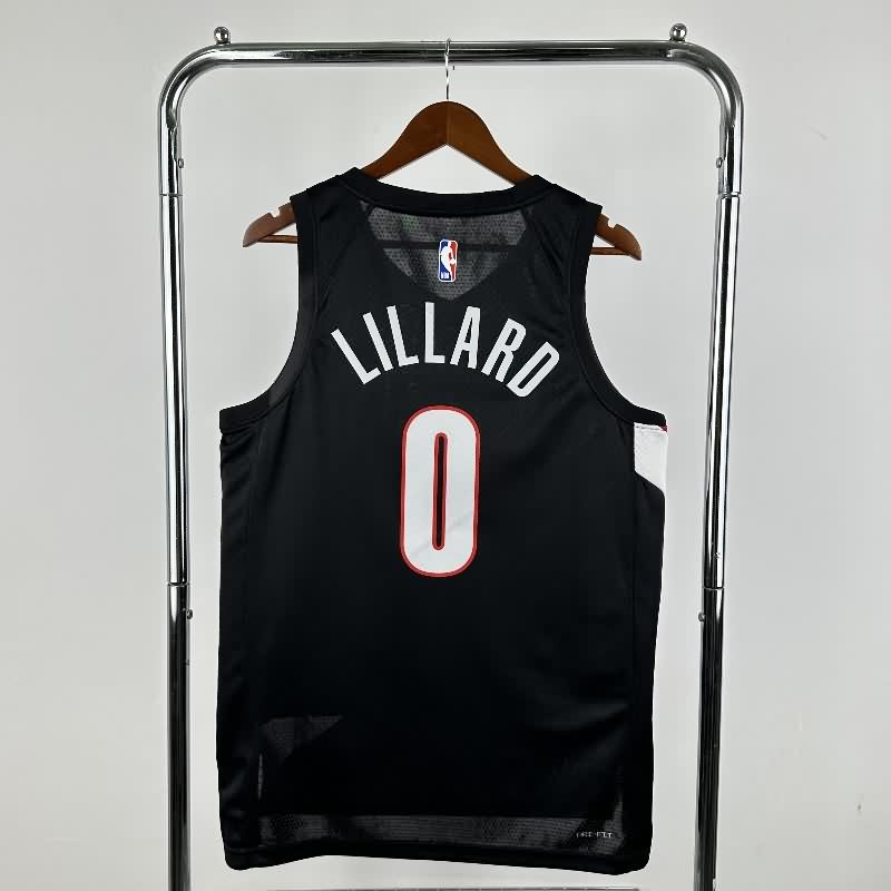 Portland Trail Blazers 25/26 Black Basketball Jersey (Hot Press)