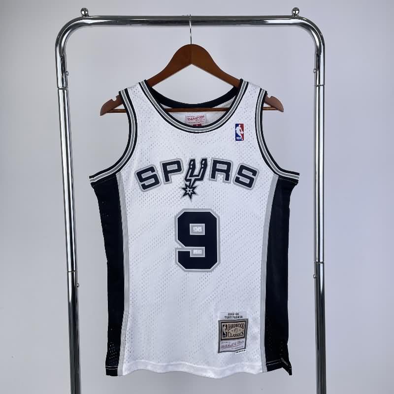 San Antonio Spurs 2002/03 White Classics Basketball Jersey (Hot Press)