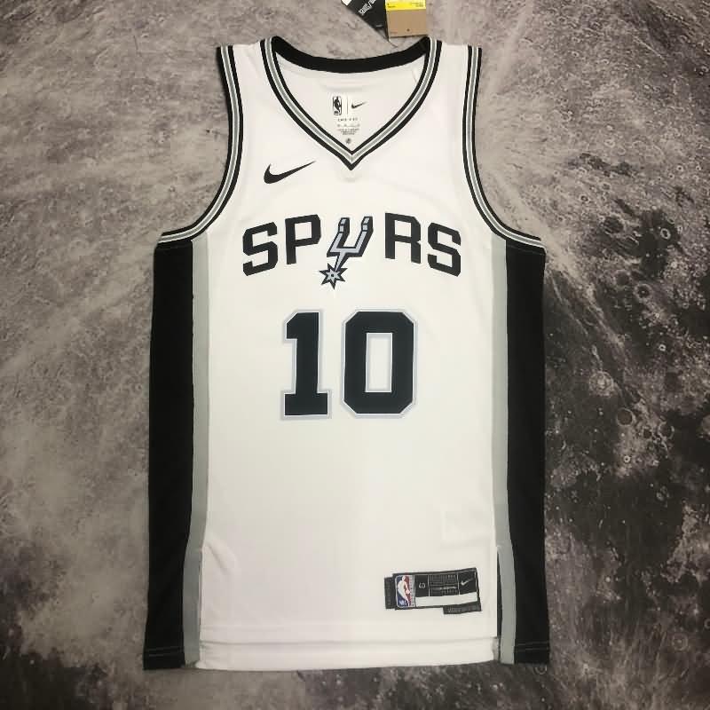 San Antonio Spurs 22/23 White Basketball Jersey (Hot Press)