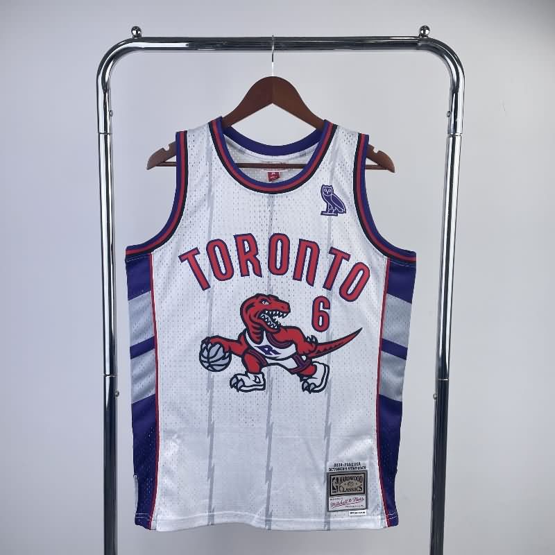 Toronto Raptors 2008 White Classics Basketball Jersey (Hot Press)