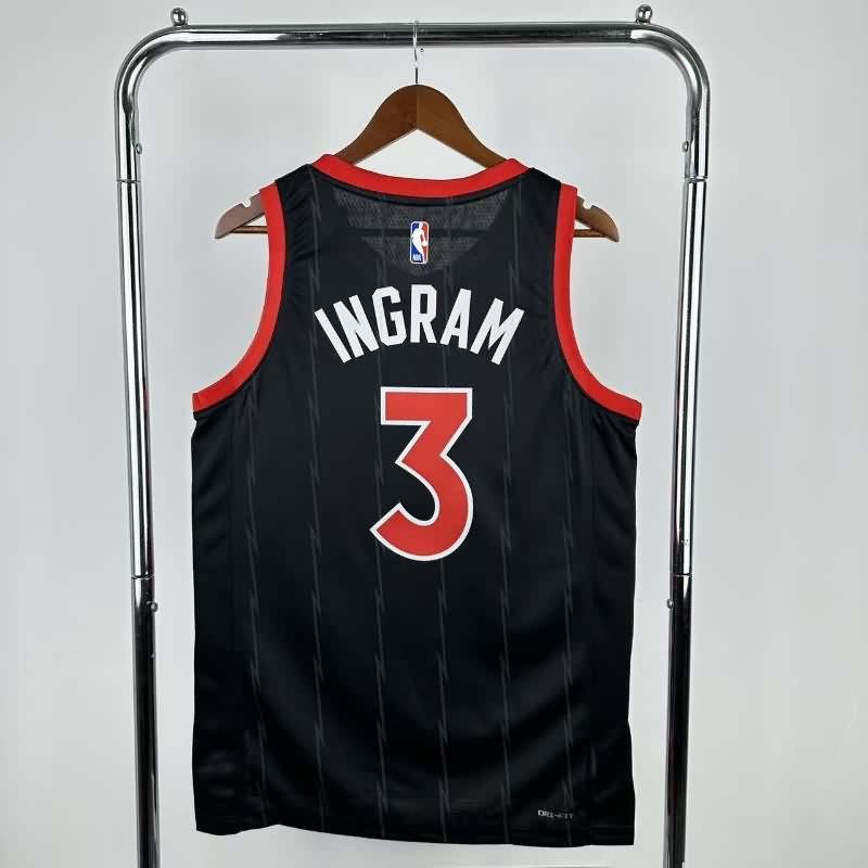 Toronto Raptors 22/23 Black AJ Basketball Jersey (Hot Press)