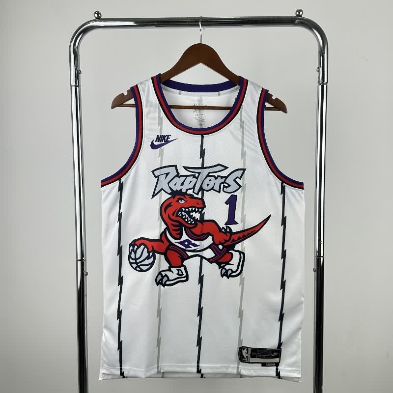 Toronto Raptors 25/26 White Classics Basketball Jersey (Hot Press) Toronto Raptors 25/26 White Classics Basketball Jersey (Hot Press)