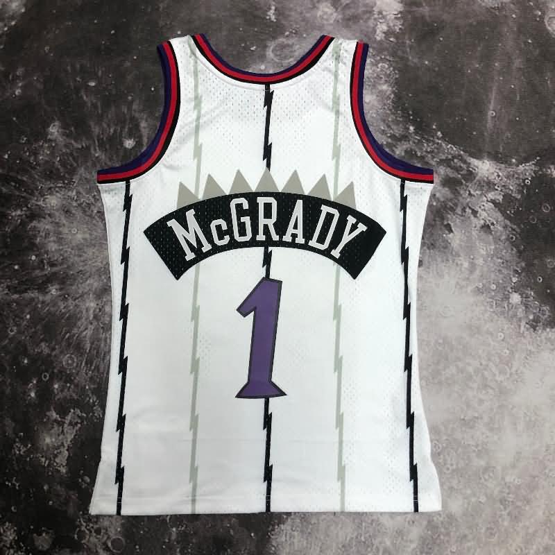 Toronto Raptors 1998/99 White Classics Basketball Jersey (Hot Press)