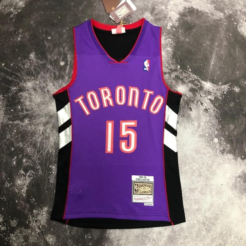 Toronto Raptors 1999/00 Purple Classics Basketball Jersey (Hot Press)