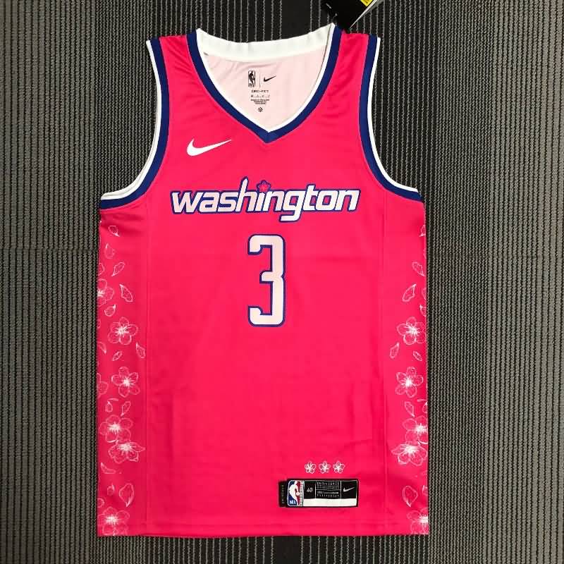 Washington Wizards 21/22 Red City Basketball Jersey (Hot Press)