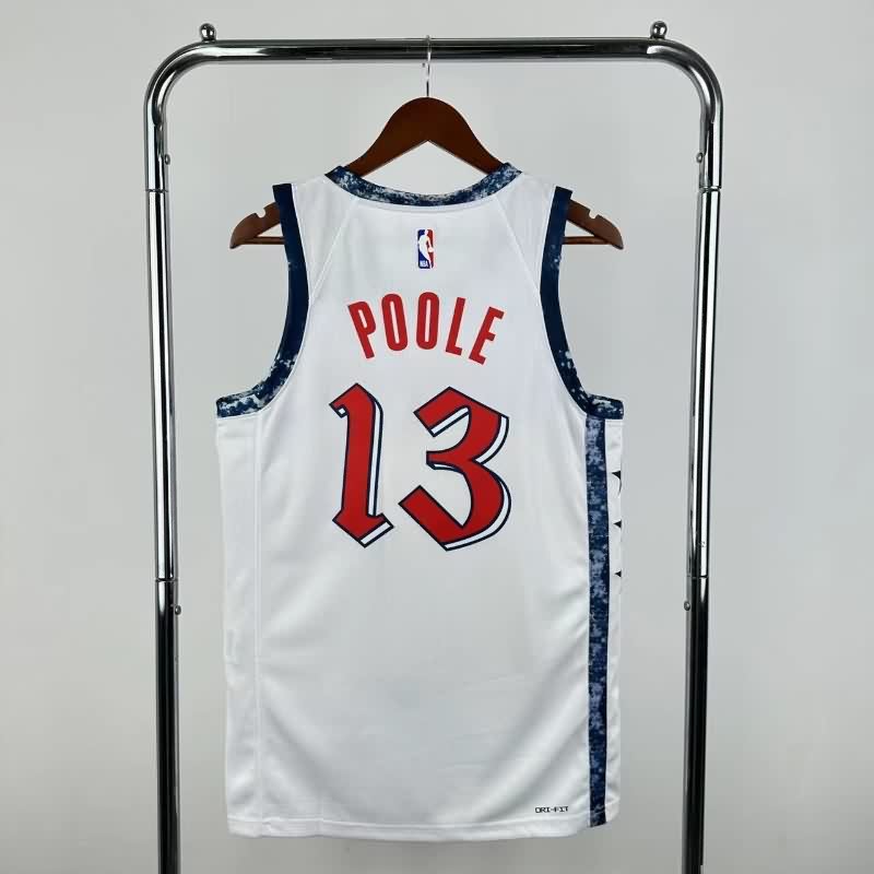 Washington Wizards 24/25 White City Basketball Jersey (Hot Press)