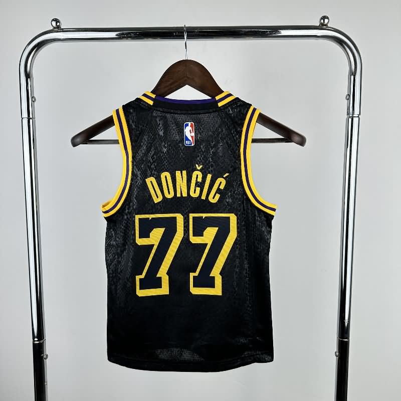 Los Angeles Lakers 2020 Black City Youth NBA Jersey (Hot Press)