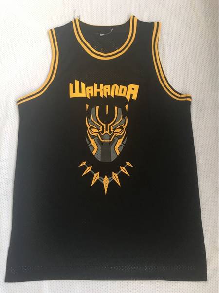 Movie #2 HILLMONGER Black Basketball Jersey (Stitched)
