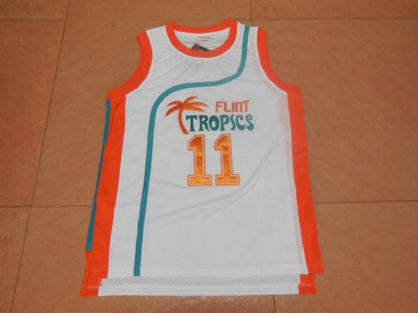 Movie #11 MONIX White Basketball Jersey (Stitched)