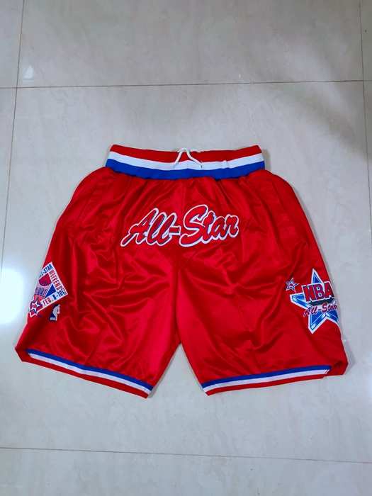 2003 All Star Just Don Red Basketball Shorts