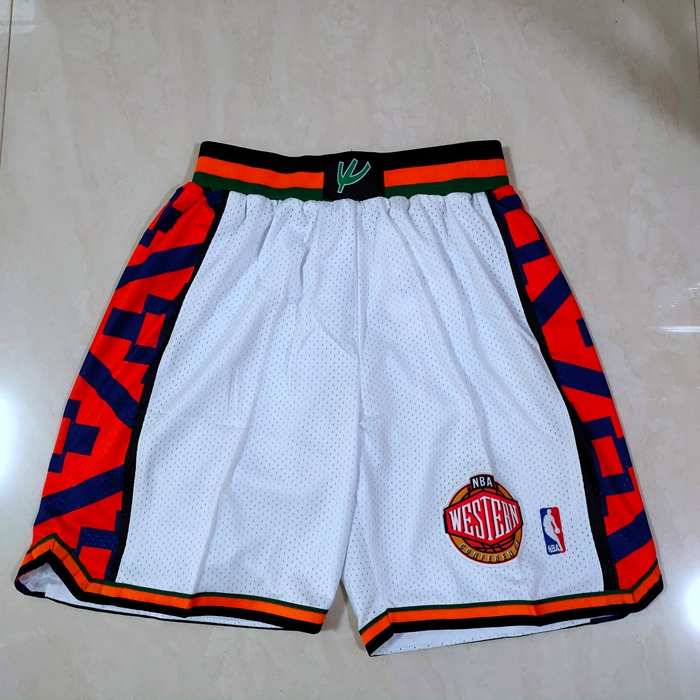 1995 All Star White Basketball Shorts