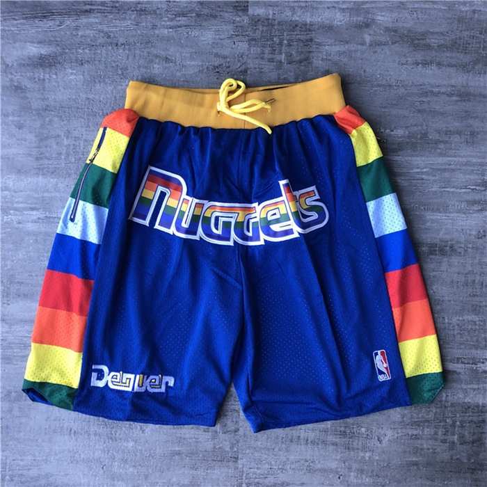 Denver Nuggets Just Don Blue Basketball Shorts