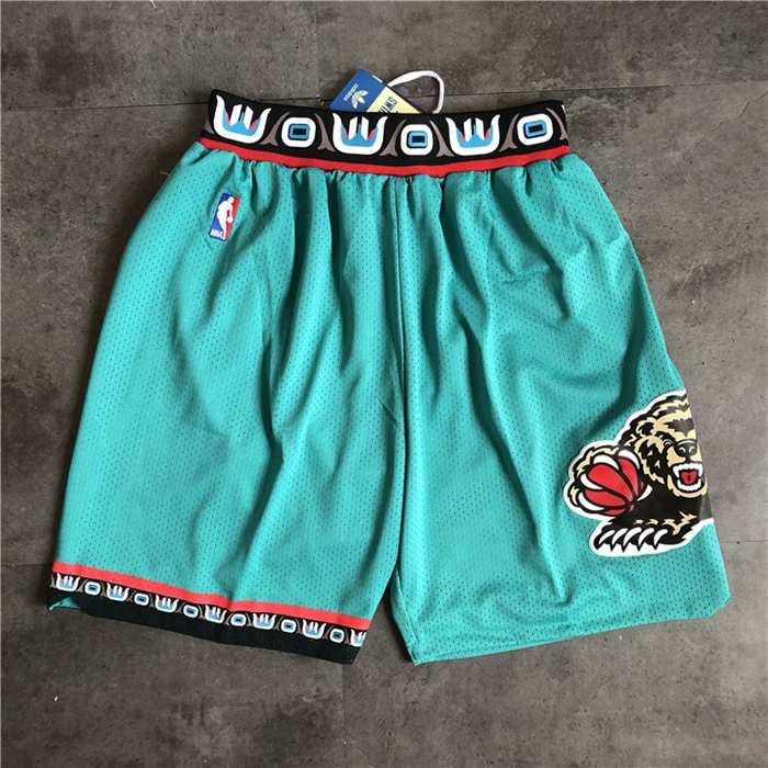 Memphis Grizzlies Green Classics Basketball Shorts