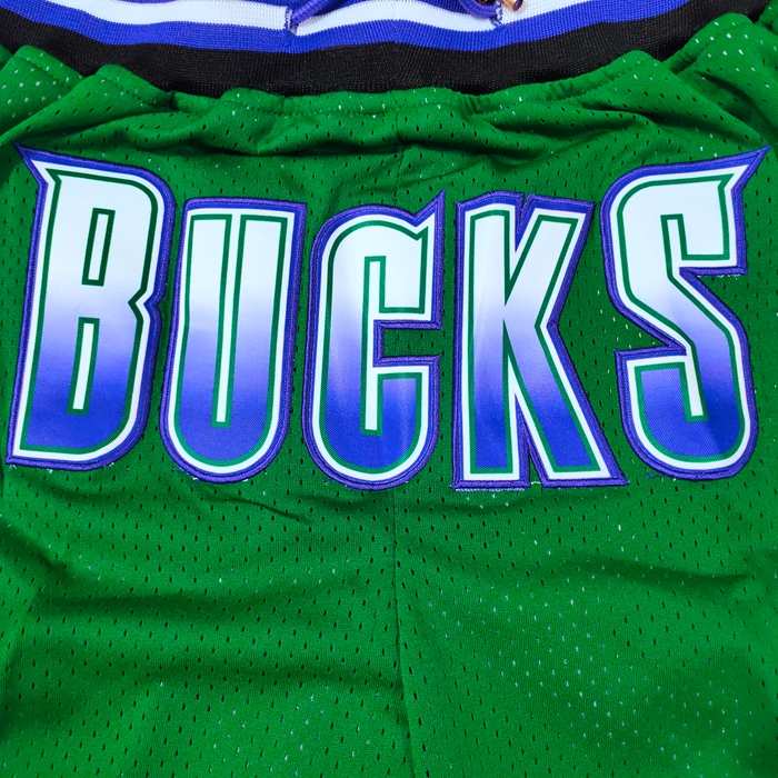 Milwaukee Bucks Just Don Green Basketball Shorts